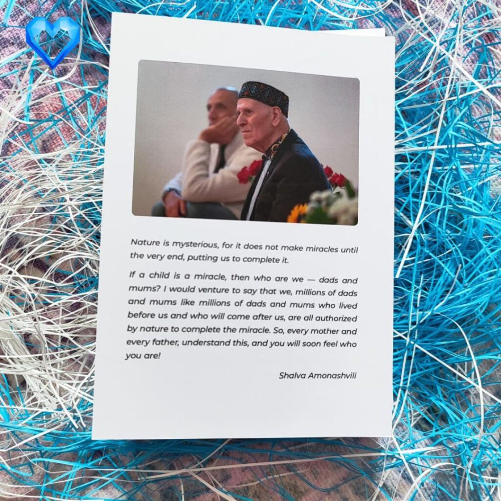 Shalva Amonashvili's first book in English ! "Father's Confession to Son"